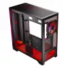 MODECOM VOLCANO EXPANSE S APEX ARGB Midi Tower korpusas, grūdintas stiklas, USB-C, 3x140 mm priekyje, ATX/micro-ATX, GPU iki 430 mm