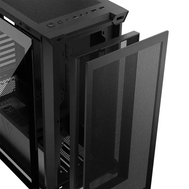 MODECOM VOLCANO EXPANSE S APEX ARGB Midi Tower korpusas, grūdintas stiklas, USB-C, 3x140 mm priekyje, ATX/micro-ATX, GPU iki 430 mm