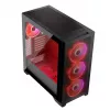 MODECOM VOLCANO EXPANSE S APEX ARGB Midi Tower korpusas, grūdintas stiklas, USB-C, 3x140 mm priekyje, ATX/micro-ATX, GPU iki 430 mm