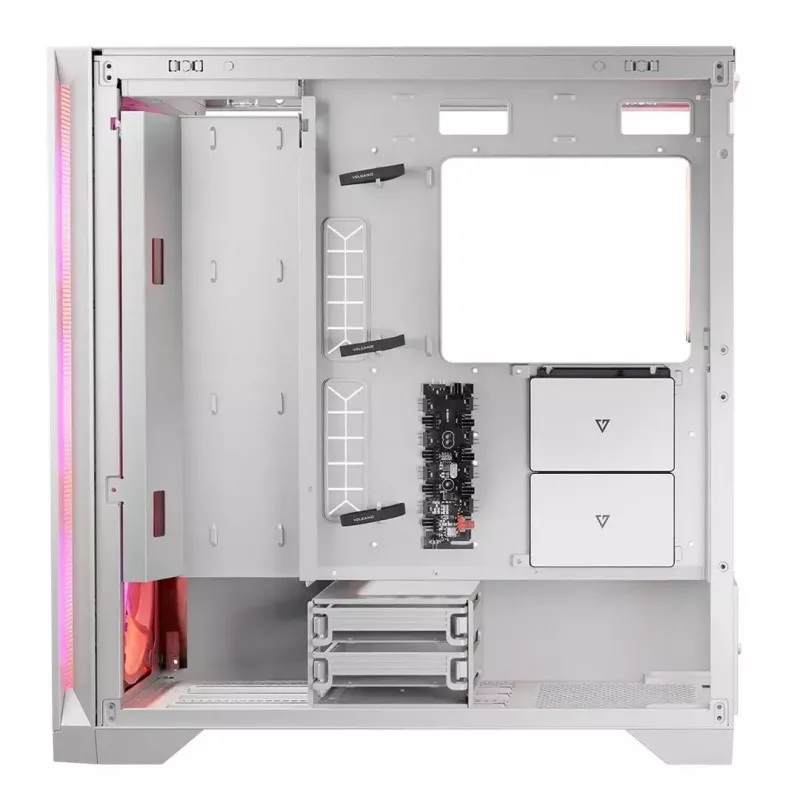 Modecom Volcano Expanse S Apex ARGB Midi korpusas, baltas
