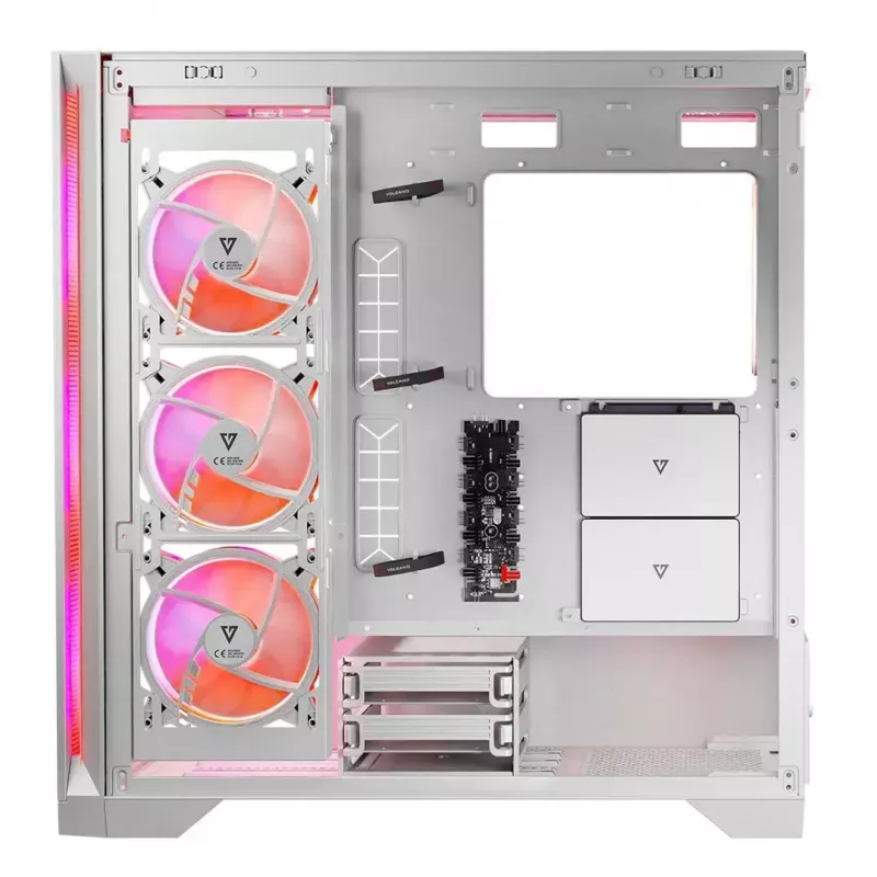 Modecom Volcano Expanse S Apex ARGB Midi korpusas, baltas
