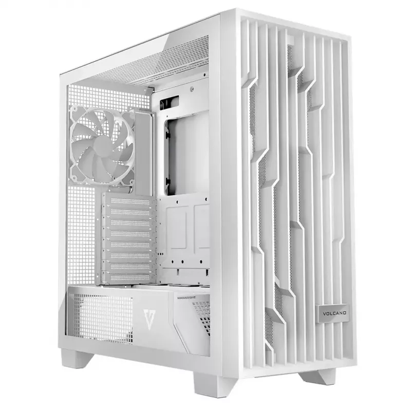 Modecom Volcano Perun Apex ARGB Midi tipo korpusas, baltas