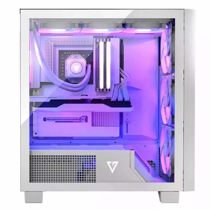 Modecom Volcano Perun Apex ARGB Midi tipo korpusas, baltas