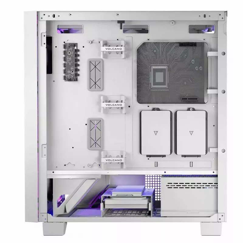 Modecom Volcano Perun Apex ARGB Midi tipo korpusas, baltas