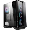 MSI MPG Gungnir 110R Midi Tower kompiuterio dėžė, juoda, grūdinto stiklo šoninis skydas