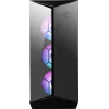 MSI MPG Gungnir 110R Midi Tower kompiuterio dėžė, juoda, grūdinto stiklo šoninis skydas