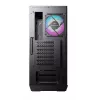 MSI MPG Gungnir 110R Midi Tower kompiuterio dėžė, juoda, grūdinto stiklo šoninis skydas