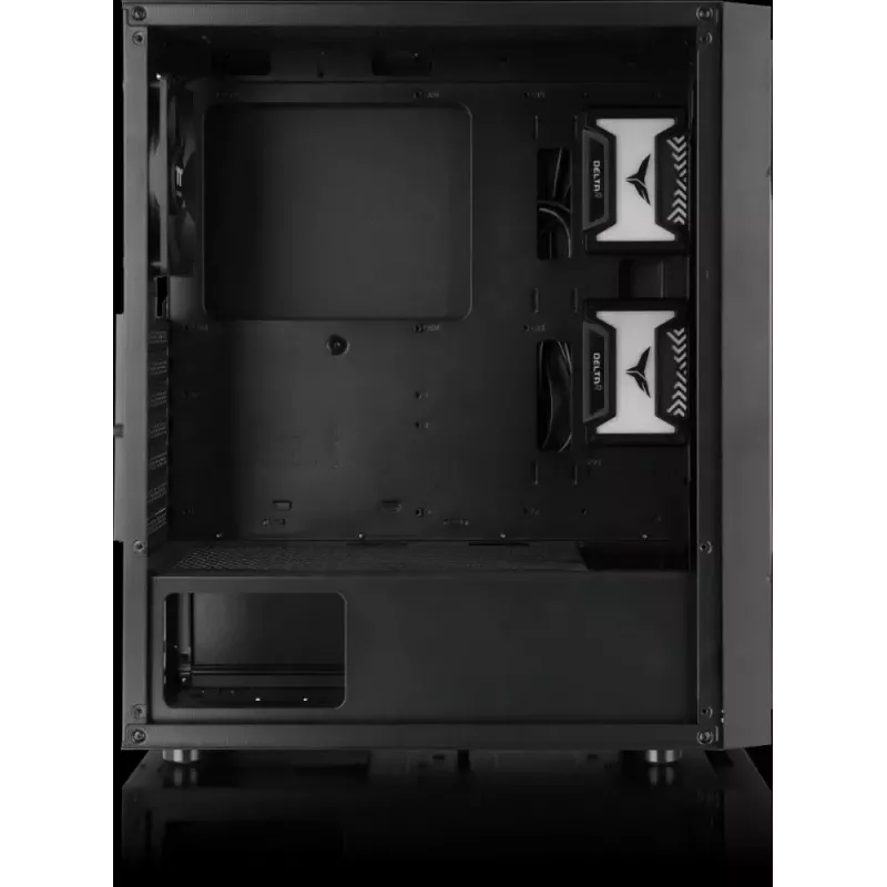 Korpusas Versa XM1 juodas plieninis 120mm ventiliatorius USB3.0
