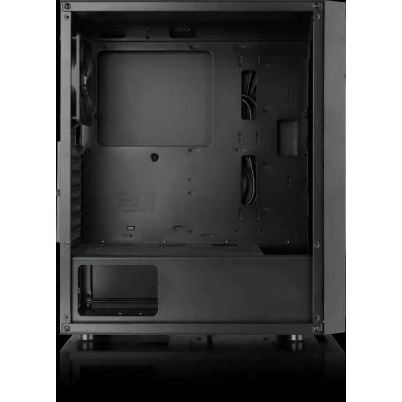 Korpusas Versa XM1 juodas plieninis 120mm ventiliatorius USB3.0