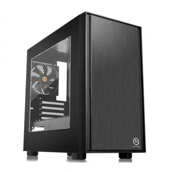 PC korpusas Thermaltake Versa H17 Window Micro Tower juodas