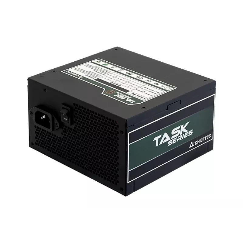 Chieftec Task TPS-500S maitinimo blokas 500 W 24-pin ATX ATX Juodas