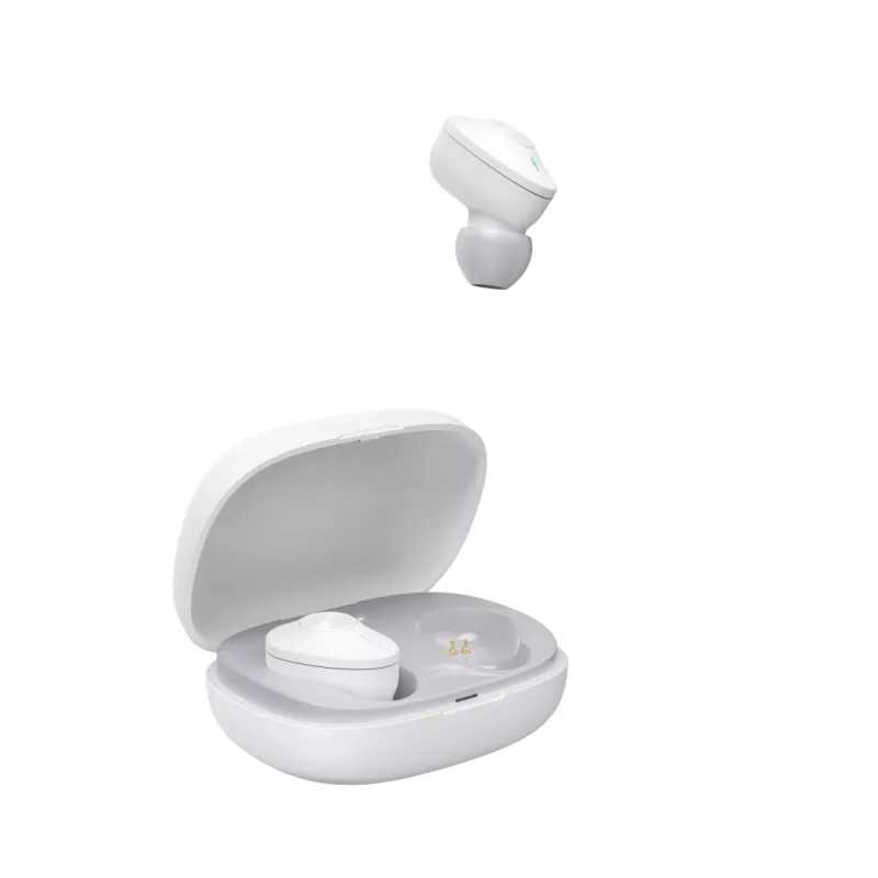 Ausinės Hama Freedom Buddy True Wireless Stereo (TWS) Į ausis Skambučiams/Muzikai USB Type-C Bluetooth Šviesiai pilka, Balta