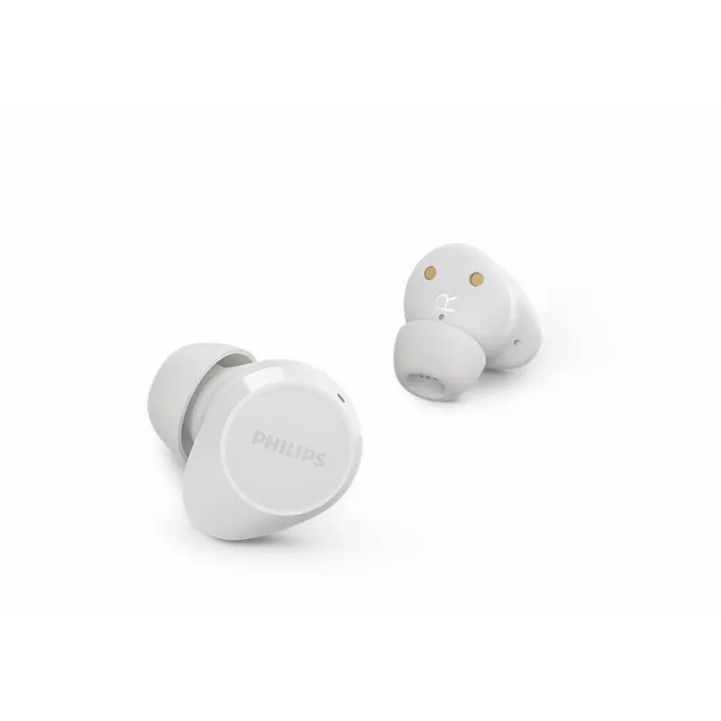 Philips TAT1209WT/00 belaidės ausinės True Wireless Stereo (TWS) Įdedamos Skambučiams/Muzikai Bluetooth Baltos