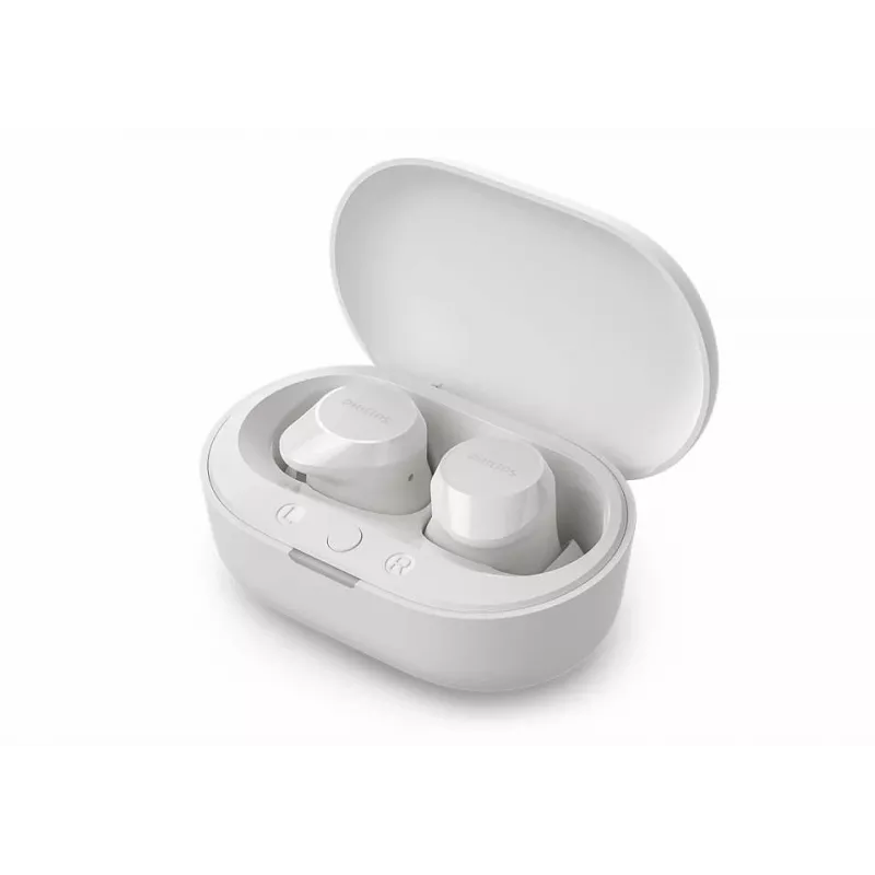 Philips TAT1209WT/00 belaidės ausinės True Wireless Stereo (TWS) Įdedamos Skambučiams/Muzikai Bluetooth Baltos