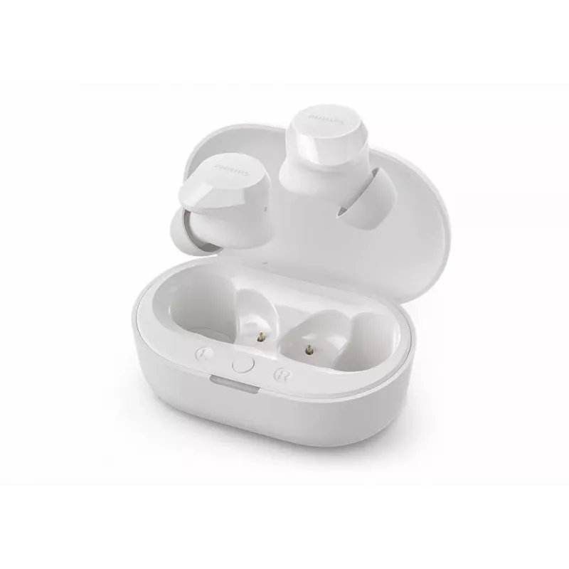 Philips TAT1209WT/00 belaidės ausinės True Wireless Stereo (TWS) Įdedamos Skambučiams/Muzikai Bluetooth Baltos