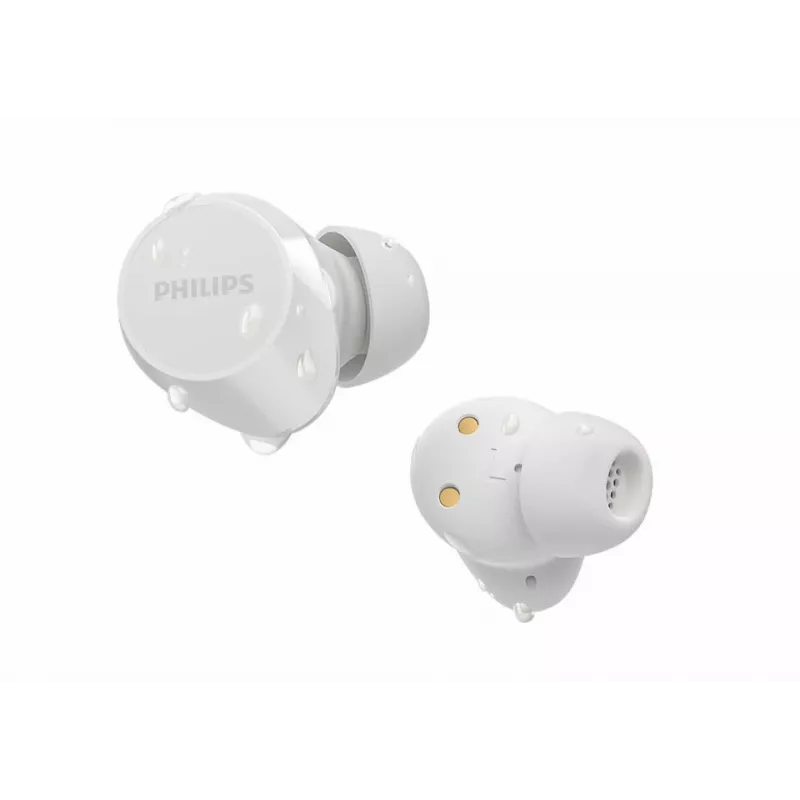 Philips TAT1209WT/00 belaidės ausinės True Wireless Stereo (TWS) Įdedamos Skambučiams/Muzikai Bluetooth Baltos