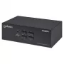 KVM jungiklis Manhattan 4 prievadų 4K@30Hz USB-A Audio Mic
