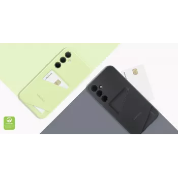 Apsauginis dėklas AVM EF-OA356 Samsung Galaxy A35, tinka 16,8 cm (6,6 colio) ekranui, kalkių, 1 kortelių kišenė