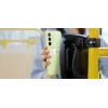 Apsauginis dėklas AVM EF-OA356 Samsung Galaxy A35, tinka 16,8 cm (6,6 colio) ekranui, kalkių, 1 kortelių kišenė