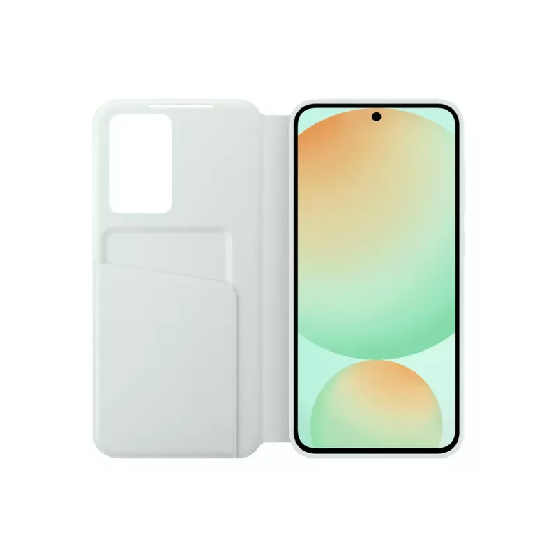 Samsung EF-ZS721CMEGWW Smart View Wallet Case skirtas Galaxy S24 FE, medaus atspalvio