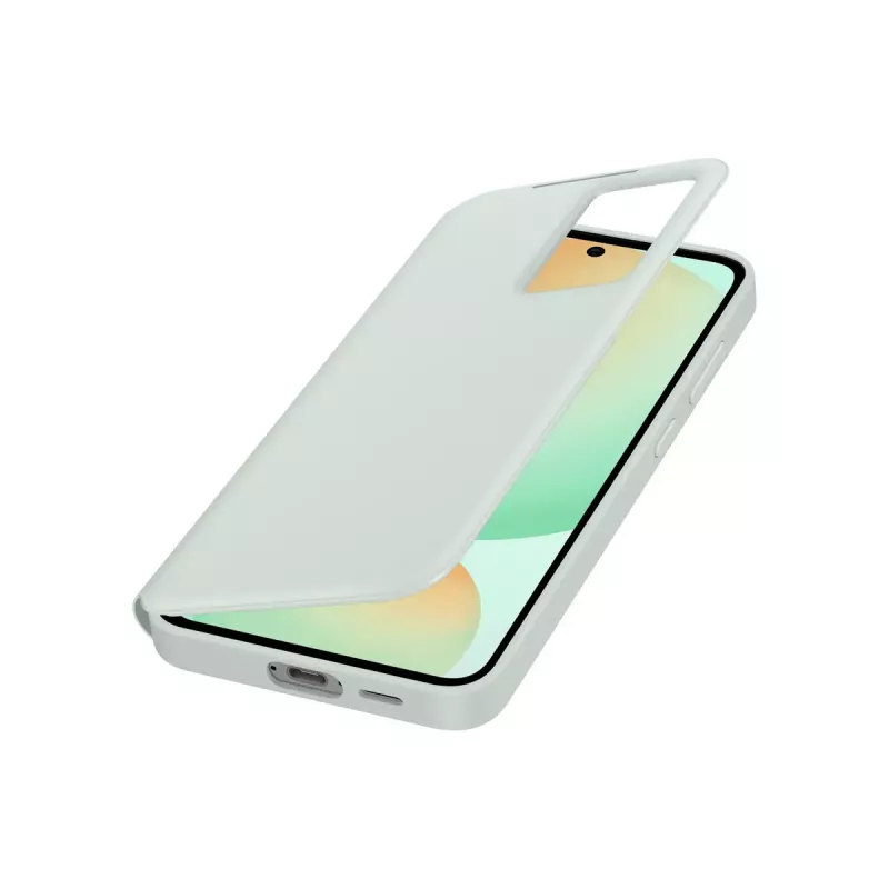 Samsung EF-ZS721CMEGWW Smart View Wallet Case skirtas Galaxy S24 FE, medaus atspalvio