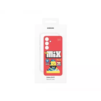 Dangtelis Samsung Sticky Monster Lab Flipsuit Case S24 FE raudonas