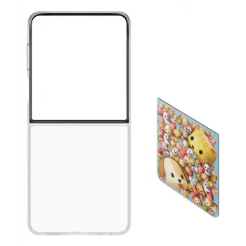 Dėklas Samsung Galaxy Z Flip7 Flipsuit Case Skaidrus Monochrominis