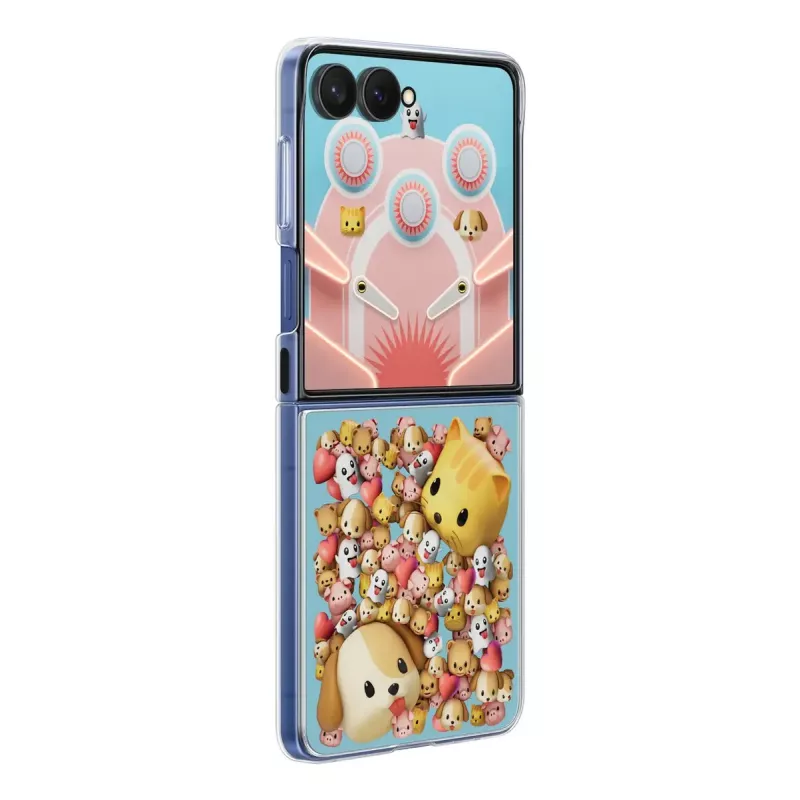 Dėklas Samsung Galaxy Z Flip7 Flipsuit Case Skaidrus Monochrominis