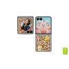 Dėklas Samsung Galaxy Z Flip7 Flipsuit Case Skaidrus Monochrominis