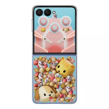 Dėklas Samsung Galaxy Z Flip7 Flipsuit Case Skaidrus Monochrominis