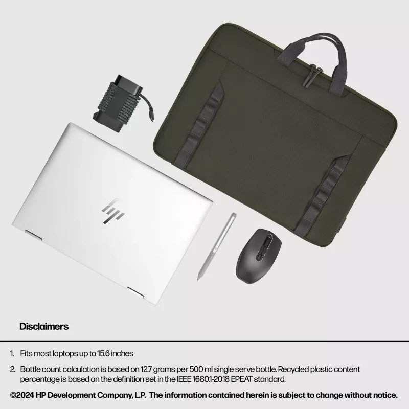 HP 15,6 colių modulinis nešiojamojo kompiuterio dėklas, 39,6 cm (15,6 colio), 420 g