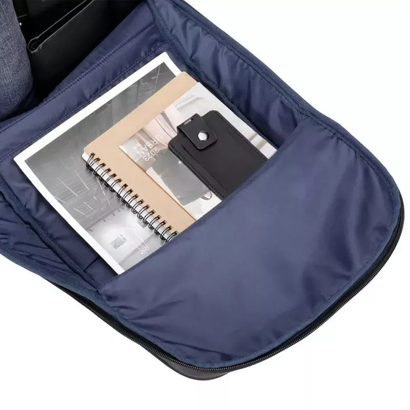 Dėklas nešiojamam kompiuteriui MODECOM Active 15 PLE‑MC‑ACTIVE‑15, 15,6 col., eko oda, juodas, užtrauktukas, USB prievadas