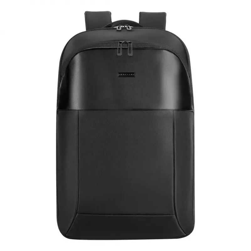 Dėklas nešiojamam kompiuteriui MODECOM Active 15 PLE‑MC‑ACTIVE‑15, 15,6 col., eko oda, juodas, užtrauktukas, USB prievadas