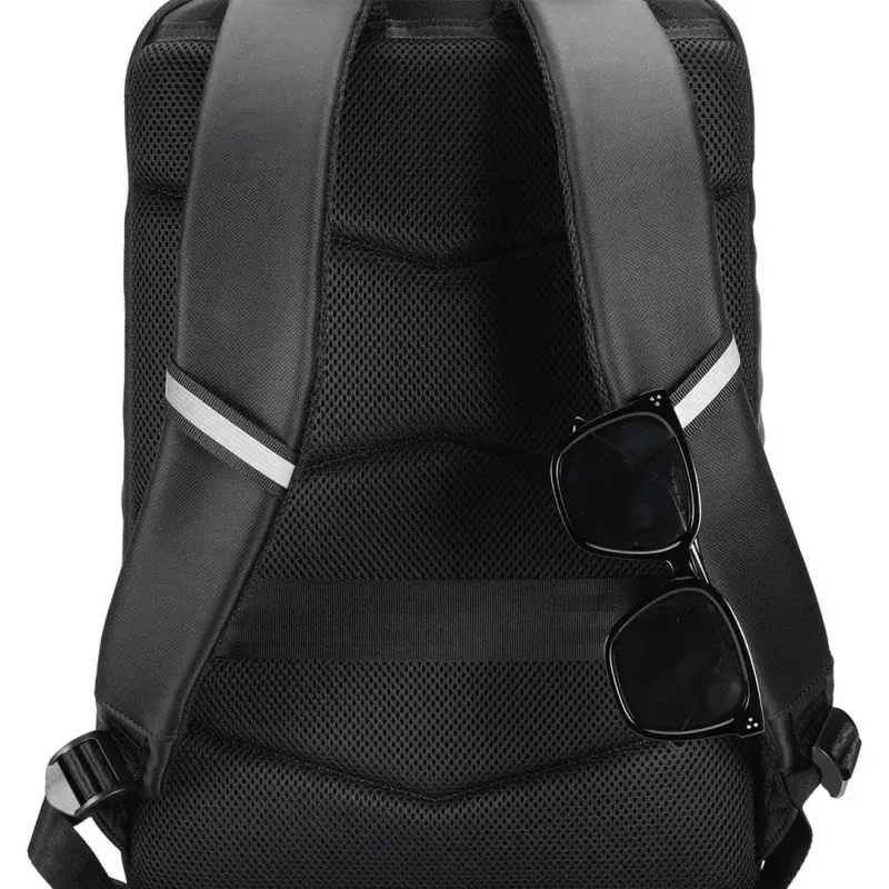 Dėklas nešiojamam kompiuteriui MODECOM Active 15 PLE‑MC‑ACTIVE‑15, 15,6 col., eko oda, juodas, užtrauktukas, USB prievadas