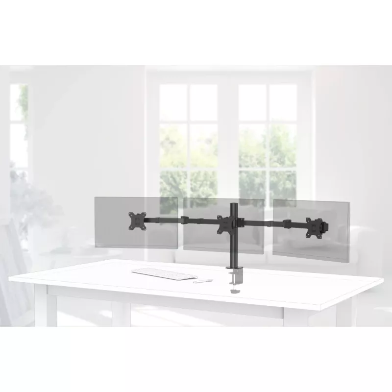 Hama 00118495 monitor laikiklis / stovas 68,6 cm (27 col.) stalas Juoda