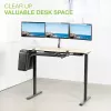 Techly ICA-LCD-482-T stalvinis trijų monitorių laikiklis 13-24 colių su terminalu