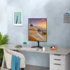 Dviejų monitorių laikiklis Techly ICA-LCD 2520V ant stalo, iki 27 colių, juodas