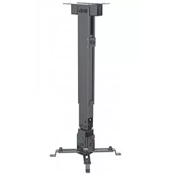 Manhattan projektoriaus laikiklis 461207, luboms arba sienai, pasvirimas ir sukimas, aukštis 43-65 cm, max 20 kg, juodas, garantija visam gyvenimui