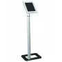 Techly ICA-TBL 1501 grindinis apsauginis planšetės stovas 9,7–10,1 colio (25,6 cm) planšetėms, aliuminis, VESA 75x75, sidabrinis