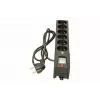 Apsauginis filtras lestar LX 610 G-A — 6 IEC 320 lizdų, 1,5 m laidas, 155 J, 230 V, juodas