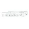 Prailginimo laidas LogiLink LPS249U 1,5 m 5 AC lizdai 2 USB patalpoms balta