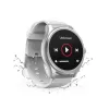 Hama Fit Watch 5010 išmanusis laikrodis, 1,38 colio (3,51 cm) LCD ekranas, 46 mm, širdies ritmas, SpO2, IP68, Bluetooth, sidabro spalvos