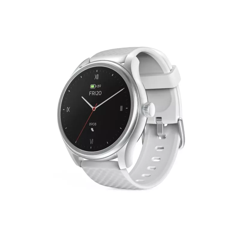 Hama Fit Watch 5010 išmanusis laikrodis, 1,38 colio (3,51 cm) LCD ekranas, 46 mm, širdies ritmas, SpO2, IP68, Bluetooth, sidabro spalvos