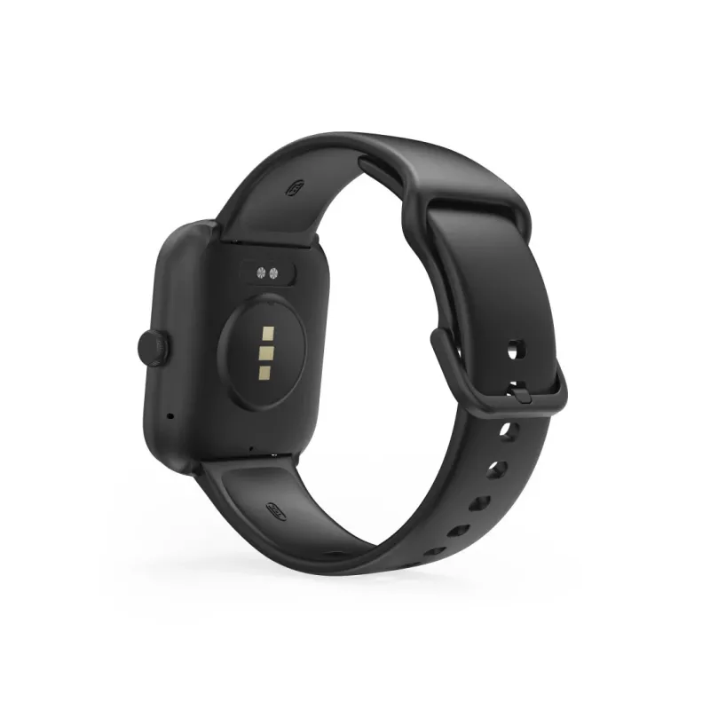 Hama Fit Watch 5000 išmanusis laikrodis, 1,65 colio (4,19 cm) TFT ekranas, 47 mm, skambučių priėmimas, širdies ritmas, IP68, Bluetooth, juodos spalvos