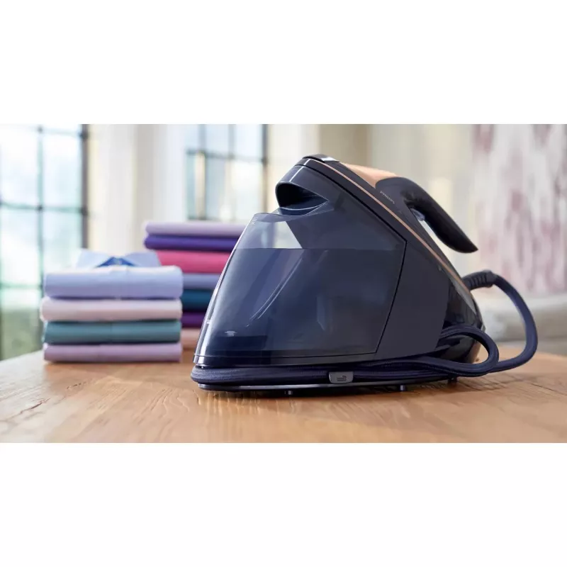 Garų generatorinis lygintuvas Philips PSG9050/20 – 3100 W, 1,8 L nuimamas bakelis, 9 bar, SteamGlide Elite padas