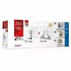 AV įrangos lentyna Barkan E850, 1 lentyna, juoda, 565 mm aukštis, 6,5 kg talpa