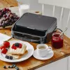 Sumuštinių keptuvė 2-in-1 Adler AD 3070b — 850 W, 2 plokštės, juoda
