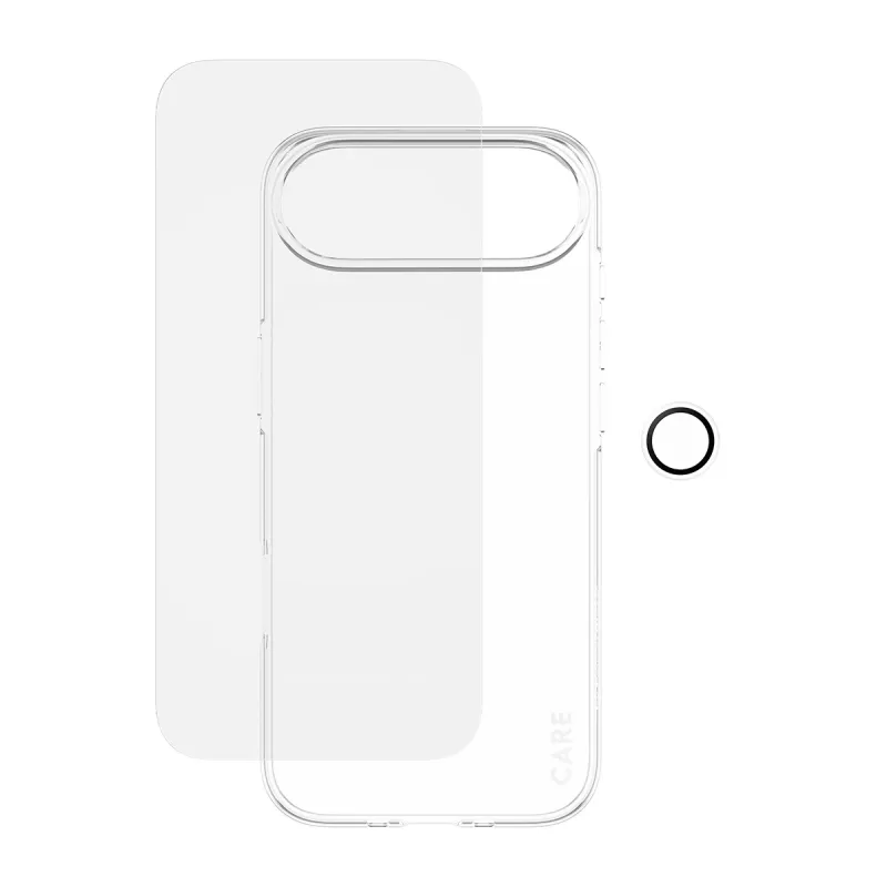 PanzerGlass SAFE. CARE 3 viename Fashionable Combo rinkinys, skirtas iPhone 17 Air, CR78718
