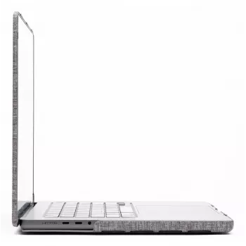 Kietasis dėklas Zagg MacBook Air 13 (M3/M2) – Smoke, tiksliai priglundantis apsauginis korpusas