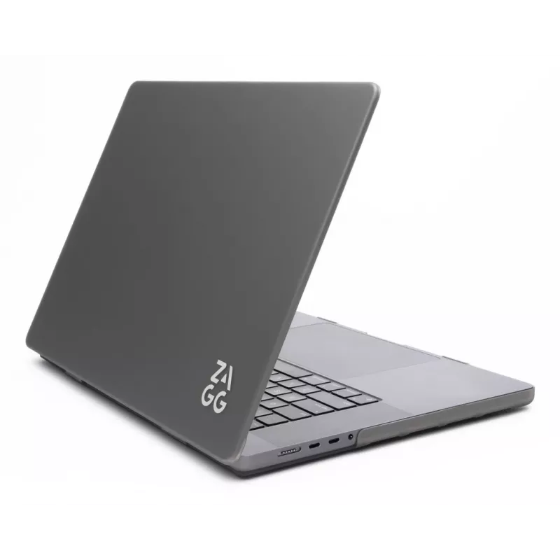 Kietas dėklas Zagg MacBook Pro 14 M3/M2/M1 — Smoke